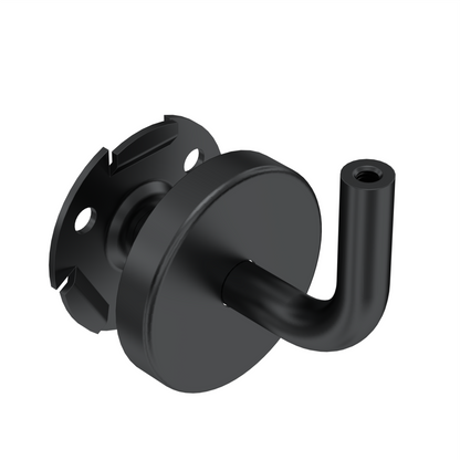 Handlaufträger RAL 9005 Tiefschwarz matt