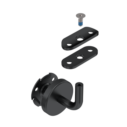 Handlaufträger RAL 9005 Tiefschwarz matt