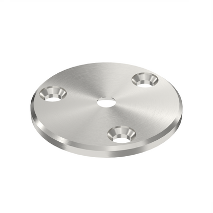 ANKERPLATTE MIT 3 AUSSEN- & MITTELBOHRUNGEN