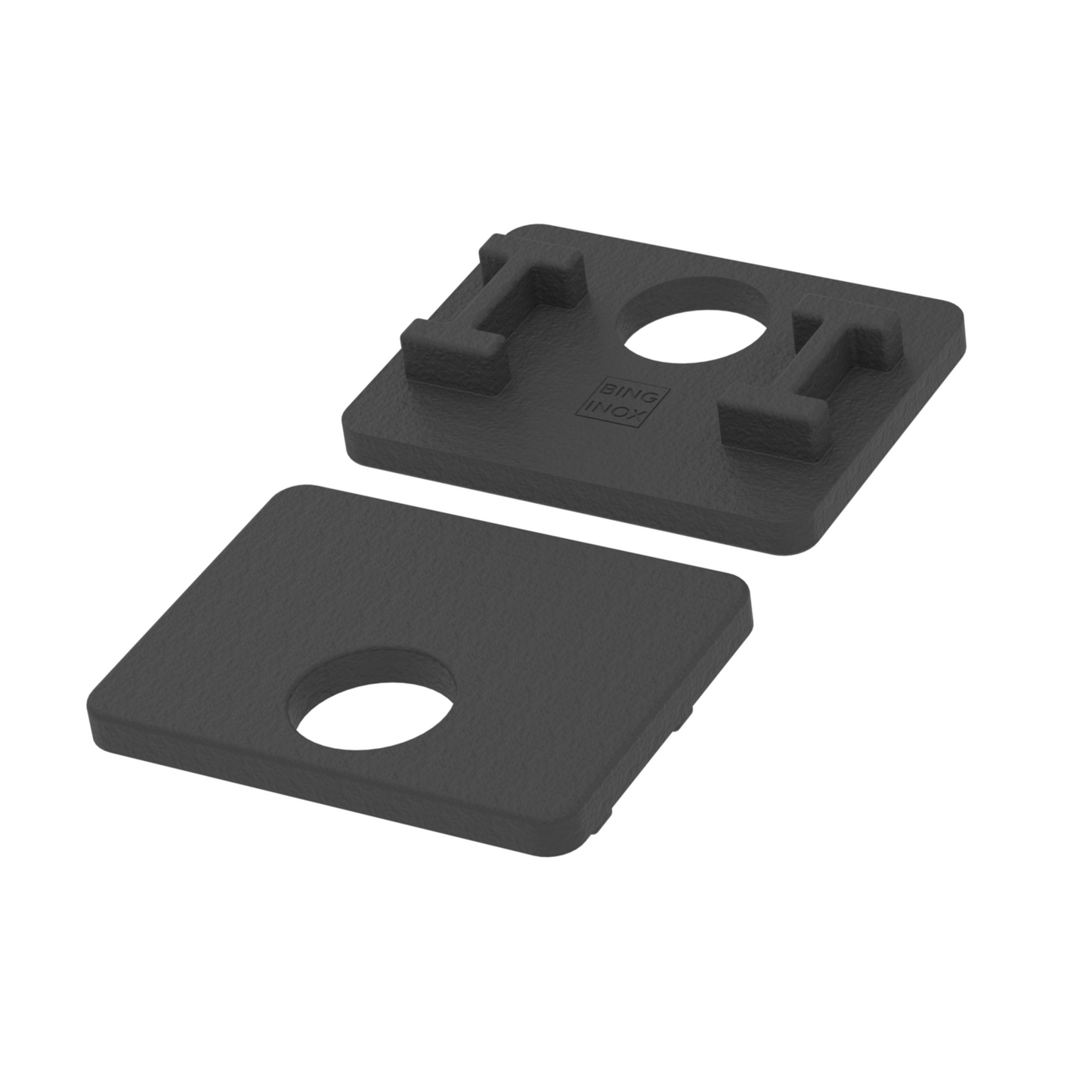 GUMMIEINLAGEN FÜR GLASKLEMME 52 x 52 x 32 mm
