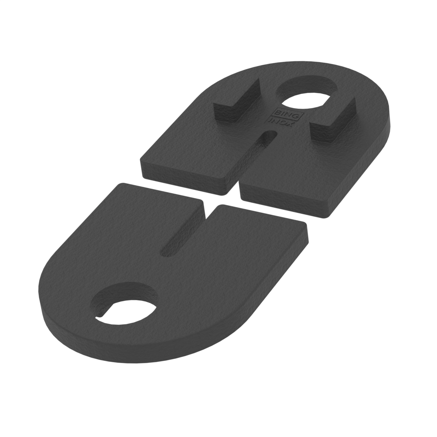 GUMMIEINLAGEN FÜR GLASKLEMME 63 x 45 x 30 mm