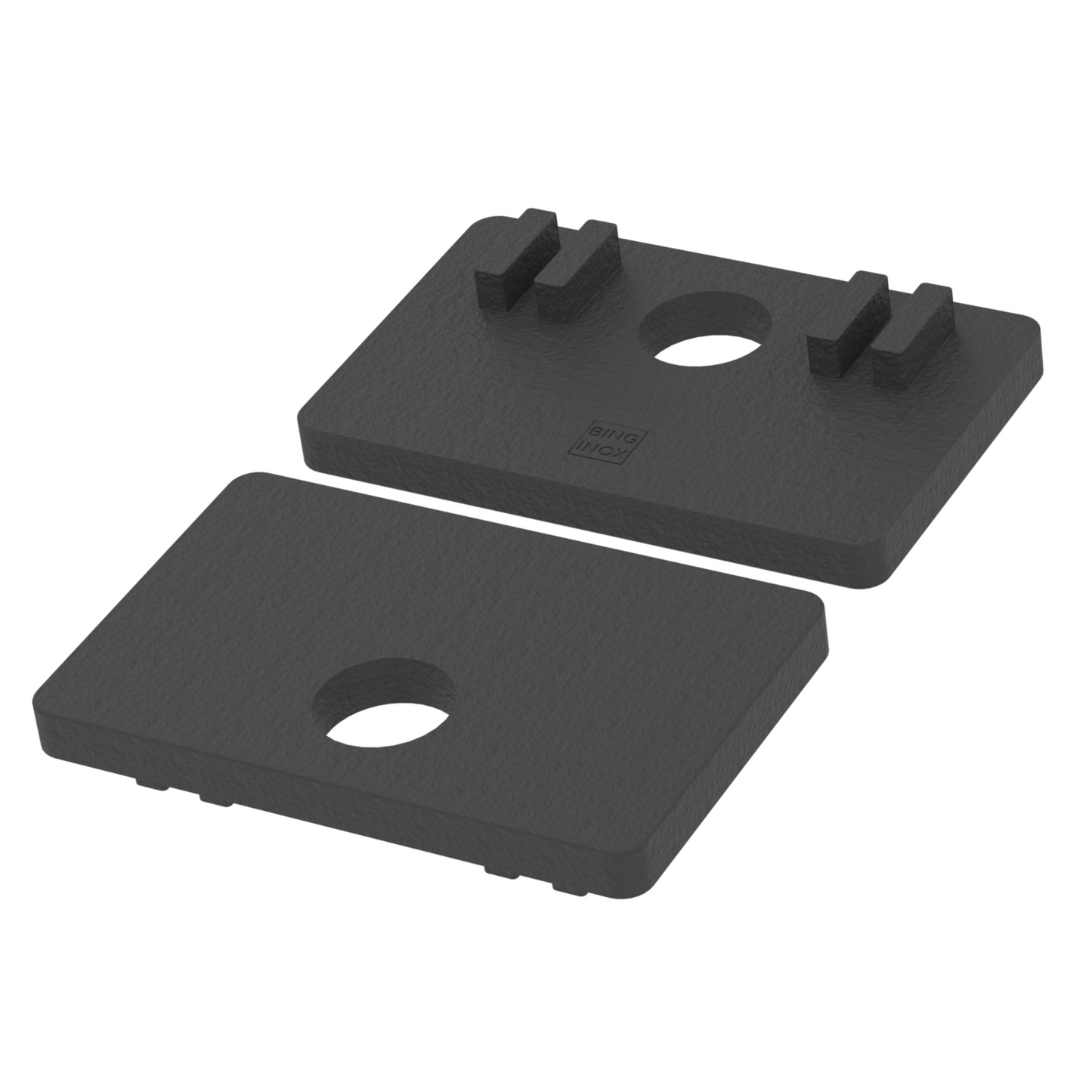 GUMMIEINLAGEN FÜR GLASKLEMME 70 x 60 x 45 mm